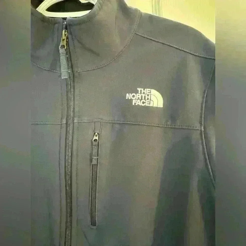 Navy Blue The North Face Zip Up Jacket - Picture 4 of 13